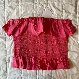 Sugarlips pink strapless top